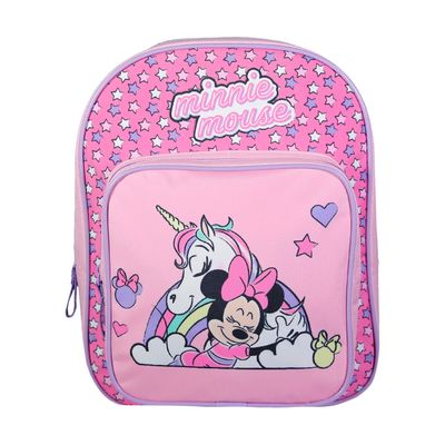 3666311024028-Sac à dos maternelle Minnie - 1 compartiment - rose - Bagtrotter--0