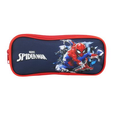 3666311020075-Trousse Spiderman - 2 compartiments - noir - Bagtrotter--0