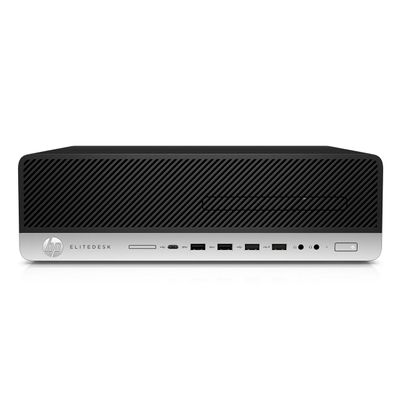 3701637832503-HP EliteDesk 800 G4 SFF - Unité centrale reconditionnée grade B (bon état) - Intel Core i5-8500 - 8 --0