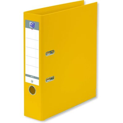 3020120146386-Oxford Smart Pro+ - Classeur à levier - dos 80 mm - A4 - pour 570 feuilles - jaune--0