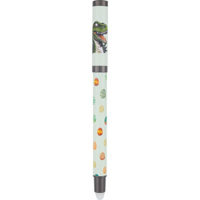 3664447169866-Stylo roller gomme Animaux - 5 decors assortis - Oberthur--0