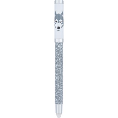 3664447169866-Stylo roller gomme Animaux - 5 decors assortis - Oberthur--2