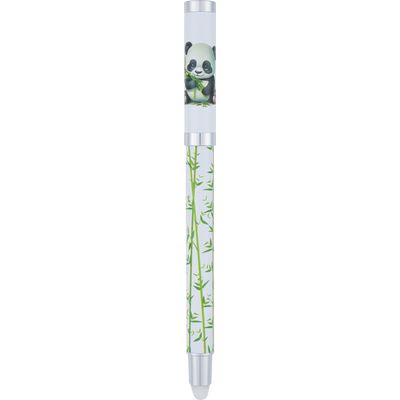 3664447169866-Stylo roller gomme Animaux - 5 decors assortis - Oberthur--3