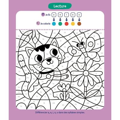 9782095029661-Coloriages malins - Chatons : lecture et calcul - 6-7 ans CP--1
