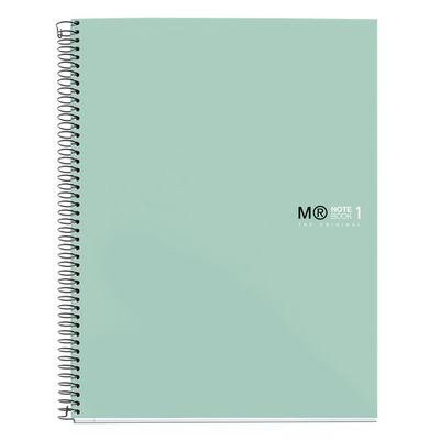 8422593466995-THE ORIGINAL NOTEBOOK, couverture rigide, A5, quadrillage 5x5 mm, 80 feuilles de 1 couleur, Miquelrius,--0