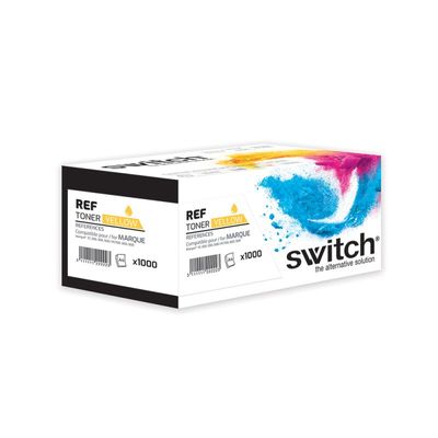 3701645506540-Cartouche laser compatible Lexmark C242XY0 - Jaune - SWITCH --0