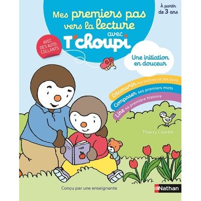 9782095030001-Mes premiers pas vers la lecture avec T'choupi : une initiation en douceur avec des autocollants--0