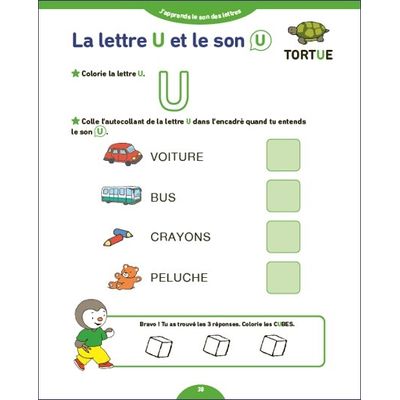 9782095030001-Mes premiers pas vers la lecture avec T'choupi : une initiation en douceur avec des autocollants--2