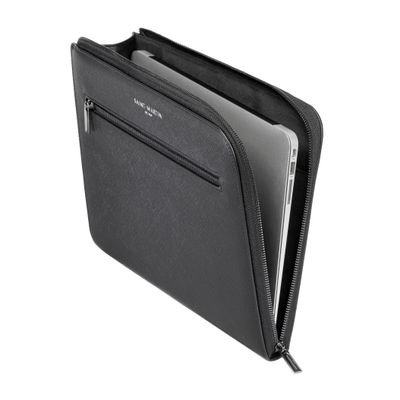 3135257874221-Saint-Martin - Housse d'ordinateur noir Georges - 13" - Viquel --2