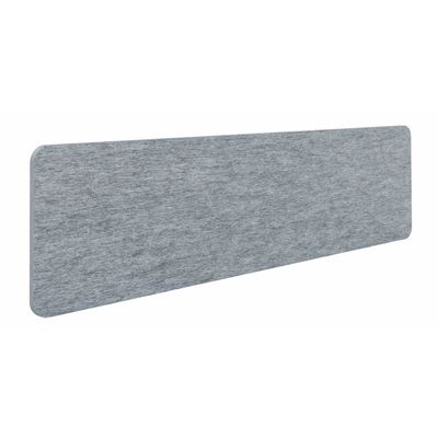 3253310545991-Écran de séparation acoustique pour bureau (sans support de fixation) - L160 x h40 cm - gris chiné--0