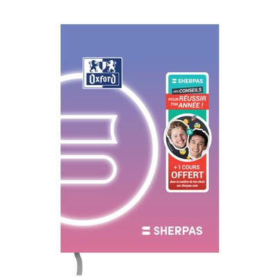 3147280282584-Agenda Oxford Sherpas 15 x 20 cm -  1 jour par page - Rose - Hamelin --0