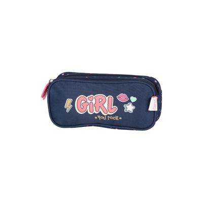 3661507067018-Trousse 2 compartiments KIP YOU ROCK - marine- Kid'Abord--0