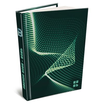 3592930025934-Agenda RDC reliure intégra année scolaire BOUCHUT "Techno" 12,5 x 17,5 cm coloris vert PEFC 70 % --0