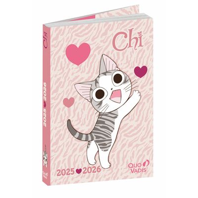 3371010531738-EUROTEXTAGENDA ML Chi -Tigre/Etoile - 12x17 cm - Journalier - 12 mois de août à juillet - Quo Vadis--0