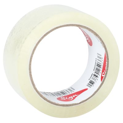 3173740250336-SIGN - Ruban adhésif d'emballage - transparent - 66 m x 48 mm--0