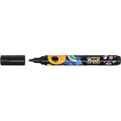 3086123775336-BIC Intensity - Marqueur à peinture - peinture à base d'eau - noir - moyen--1