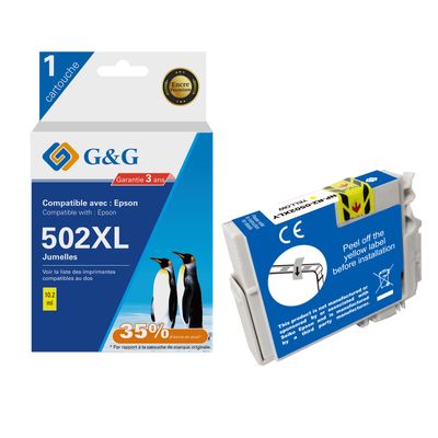6937173406879-Cartouche compatible Epson 502XL Jumelles - jaune - G&G--0