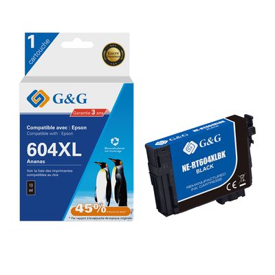 6941881289082-Cartouche compatible Epson 604XL Ananas - noir - G&G--0