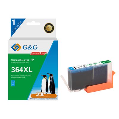 6937173407098-Cartouche compatible HP 364XL - cyan - G&G--0