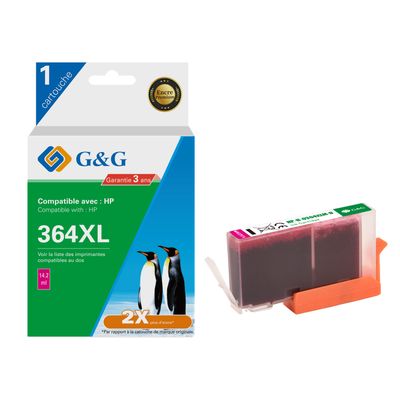 6937173407104-Cartouche compatible HP 364XL - magenta - G&G--0