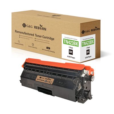 6942383120798-Cartouche laser compatible Brother TN423 - noir - G&G--0