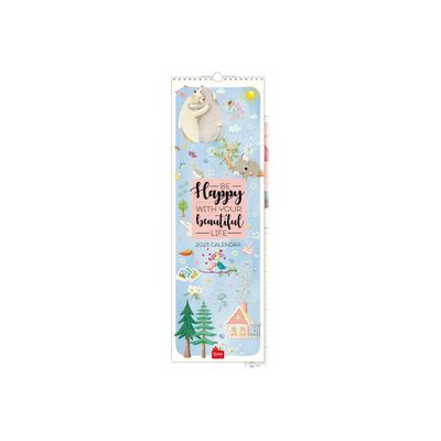 8054117622824-Calendrier mensuel Vivre heureux - 16 x 49 cm - Legami-P_405121156_2-0