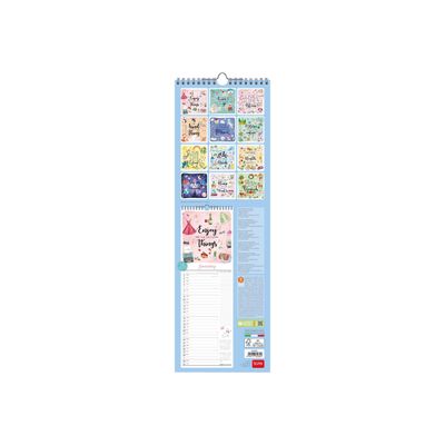8054117622824-Calendrier mensuel Vivre heureux - 16 x 49 cm - Legami-P_405121156_4-2