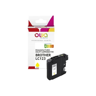3112539783907-Cartouche remanufacturée Brother LC123 - jaune - Owa-P_405131015_1-0