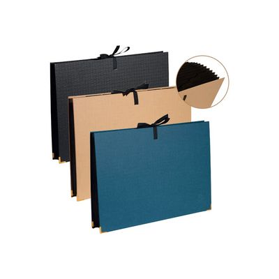 3130630586012-Exacompta OfficeByMe - Trieur extensible 18 compartiments A4 - fermeture à ruban - noir-P_405156867_2-4