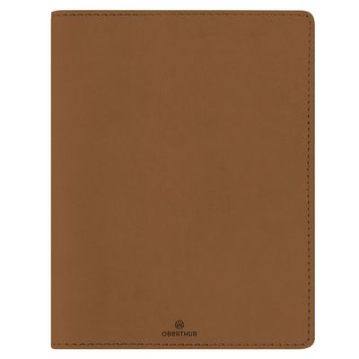 3664447196695-Agenda à spirale Dayton - 1 semaine sur 2 pages - 22 x 28 cm - camel - Oberthur-P_405228491_1-0