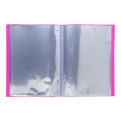 3130630857747-Exacompta Iderama - Porte vues - 60 vues - A4 - rose-Avant-1