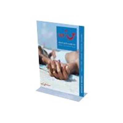 3660412026578-Promocome - Porte-visuel de comptoir en "T" - A4 recto/verso-Avant-0