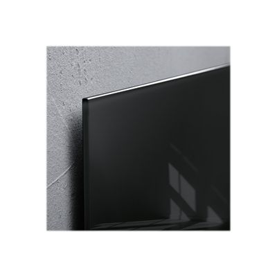4004360887642-Sigel Artverum - Tableau magnétique en verre - 100 x 65 cm - noir-Gros plan-1