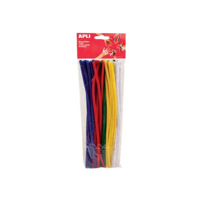 8410782132776-Apli - 50 Chenilles - 30 cm - blanc-Avant-0