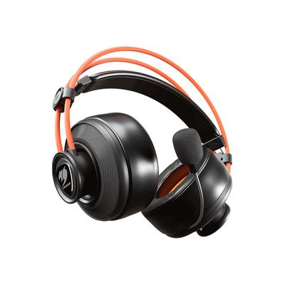 4715302442231-COUGAR Immersa ti - Casque gamer filaire avec micro - noir / orange-Angle gauche-1