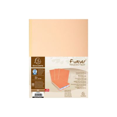 3288587701023-Exacompta Forever - 10 Paquets de 25 Chemises dos toilé - 320 gr - bulle-Avant-1