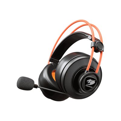 4715302442231-COUGAR Immersa ti - Casque gamer filaire avec micro - noir / orange-Angle droit-0