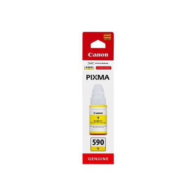 4549292074758-Canon GI-590 - jaune - cartouche d'encre originale-Avant-0