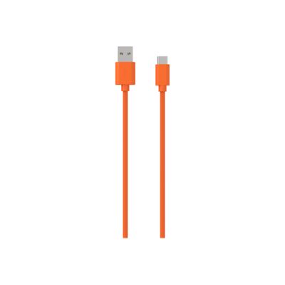 3701263512541-JAYM POP Collection - Câble USB vers USB-C - 1.5 m - orange-Avant-0