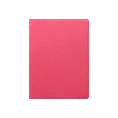 5015142283926-Filofax Saffiano - Carnet de notes à spirale A5 - pivoine-Avant-0
