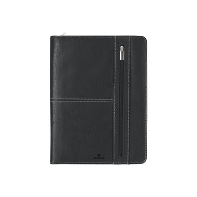 3108724254628-Oberthur Cambridge - Conférencier A4 zippé - noir-Avant-0