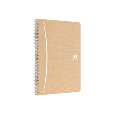 3020120163376-Oxford Touareg - Cahier A5 - 180 pages - grands carreaux (Seyes)-Angle gauche-4