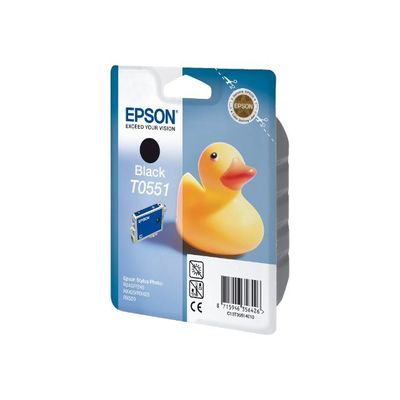 0400001305515-Epson T0551 Canard - noir - cartouche d'encre originale-Angle droit-4