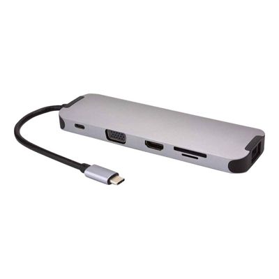 3700224763862-MCL Samar USB3C-554Z - station d'accueil - VGA, HDMI-Angle gauche-1