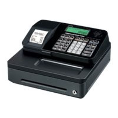 4971850510437-Casio SE-S100 - Caisse enregistreuse - 2000 PLU - Tiroir : 5 pièces et 3 billets - noir - c-Angle droit-0