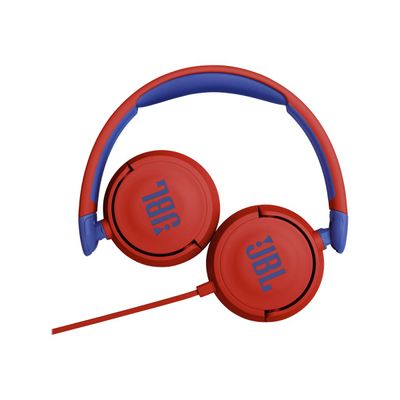 6925281976919-JBL Jr310 - casque filaire avec micro pour enfant - rouge-Avant-2
