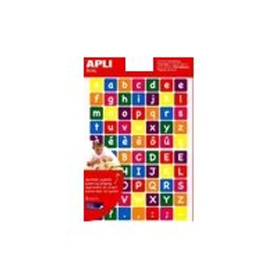 8410782144809-Apli - 3 feuilles gommettes lettres-Avant-0