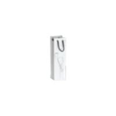 3700481664476-Logistipack - Sac cadeau Amazone pour bouteille - 10 cm x 9 cm x 38 cm - blanc-Angle gauche-0