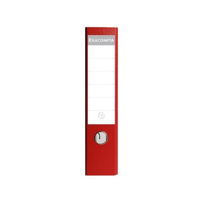4010960918433-Exacompta - Classeur à levier - Dos 80 mm - A4 - pour 600 feuilles - rouge--1