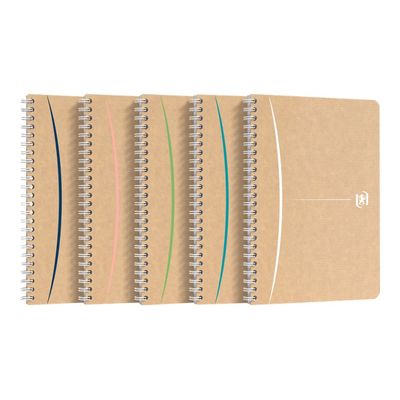 3020120163413-Oxford Touareg - Cahier A4 - 180 pages - petits carreaux (5x5 mm)-Angle gauche-8